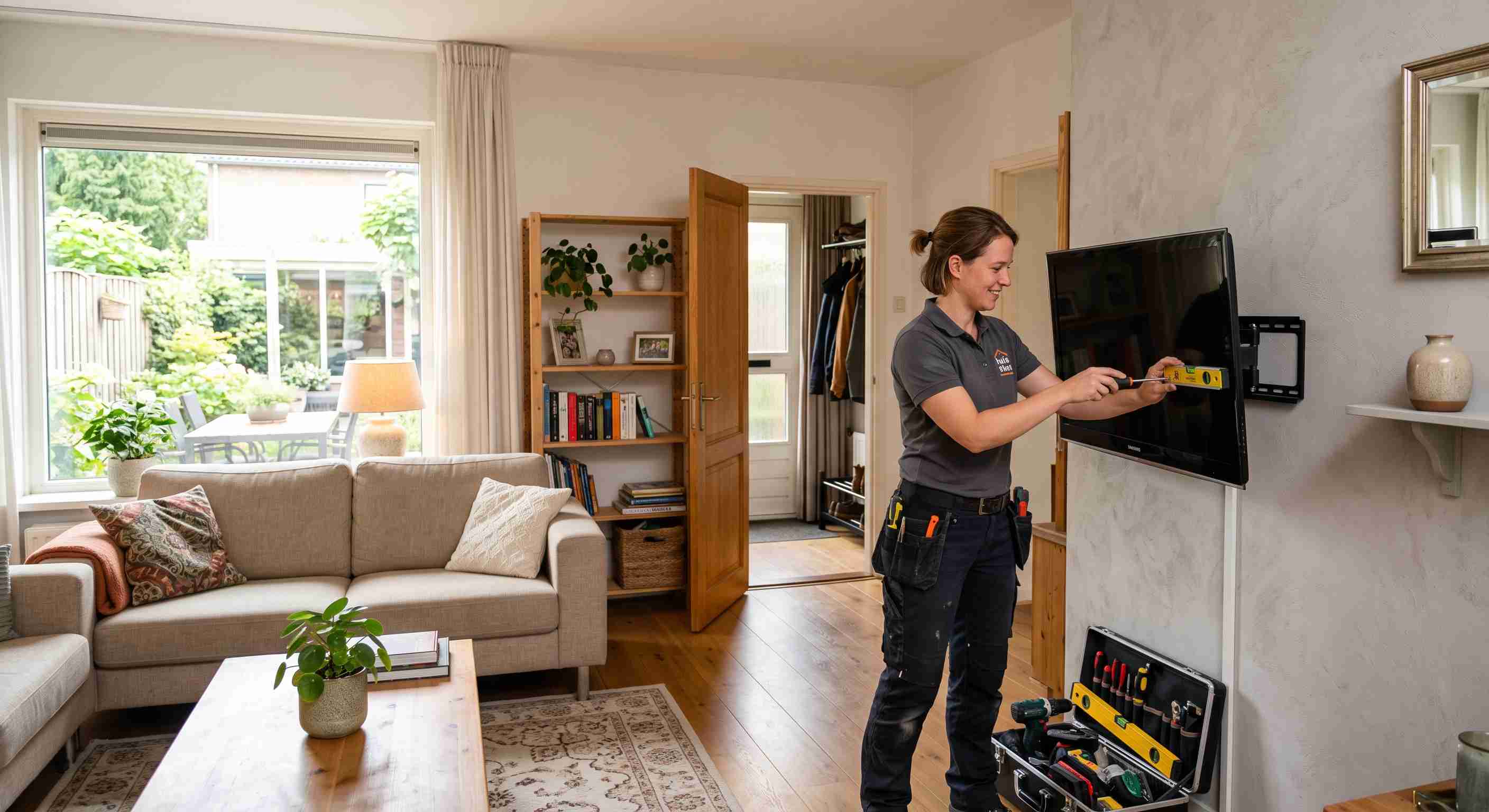In en om de woning